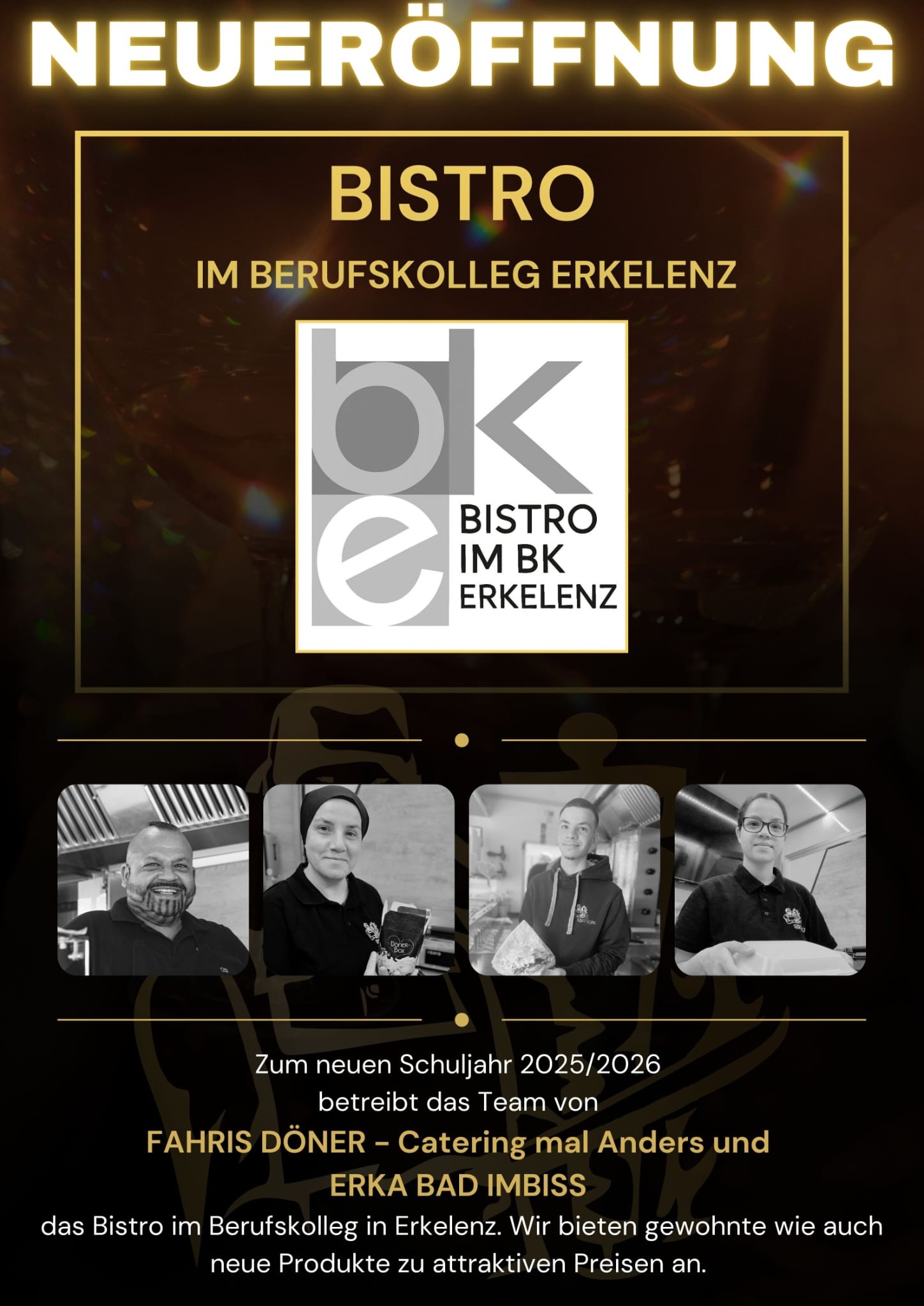 Neueröffnung Bistro im BKE